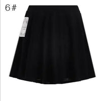LIVA High-Waisted Pleated Mini Skirt